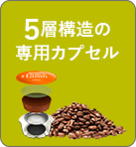 5層構造の専用カプセル