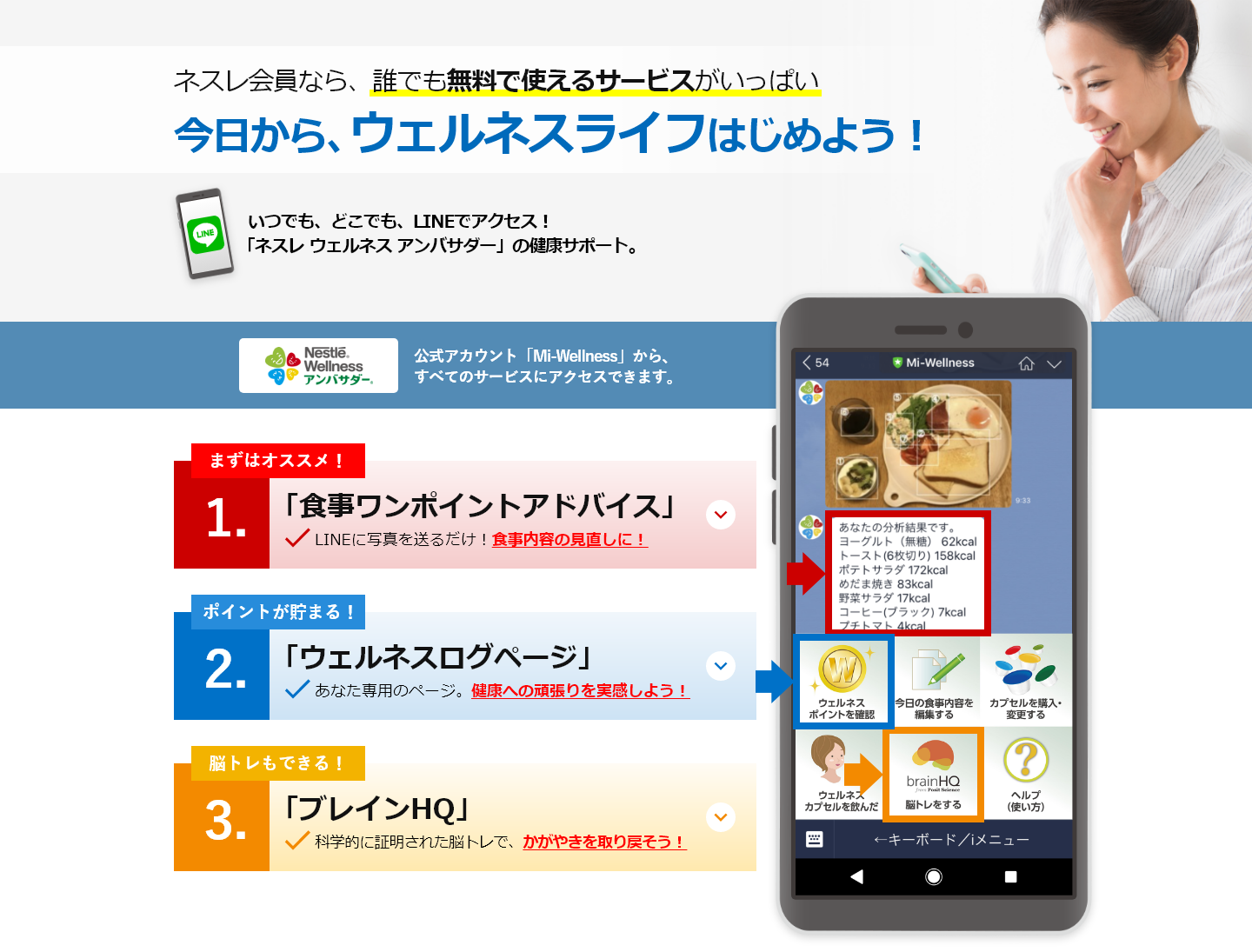 Mi Wellness紹介 ネスレ ウェルネス アンバサダー 公式 ネスレ通販オンラインショップ