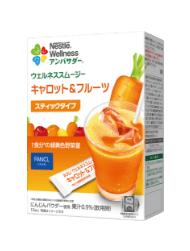 ネスレ ウェルネススムージー キャロット&フルーツ 15本入り