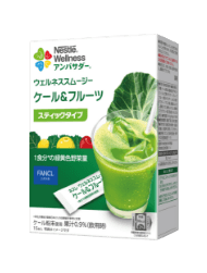 ネスレ ウェルネススムージー ケール&フルーツ 15本入り