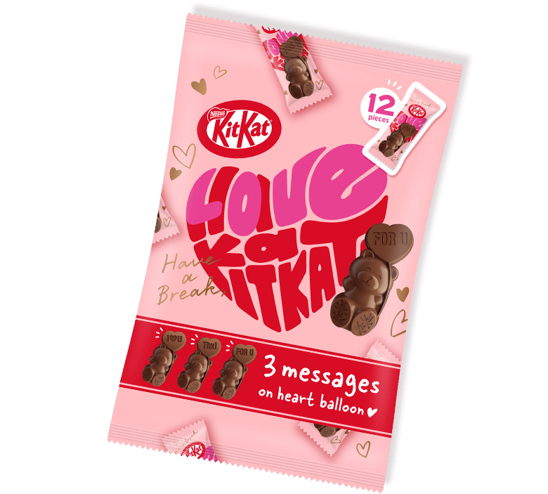 キットカット ハートフルベアー シェアパック 12袋 楽天市場】キットカット ハートフルベアー シェアバッグ 12個入り