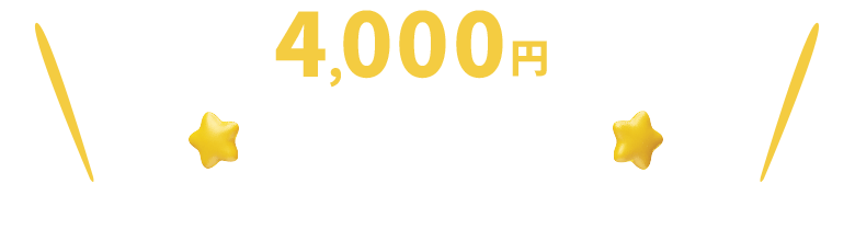 ご注文金額4,000円(税込)以上で送料無料