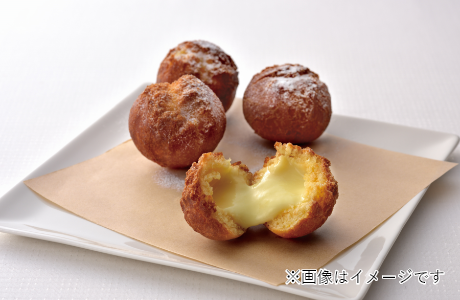とろーりレアチーズ入りドーナッツ