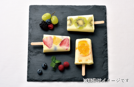 レアチーズのアイスキャンディー