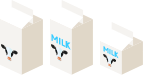 1パックに牛乳の約2.4倍のタンパク質8g ※2