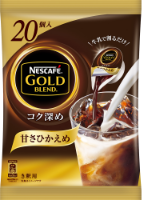 ネスカフェ ゴールドブレンド コク深め ポーション 甘さひかえめ 1袋20個入り