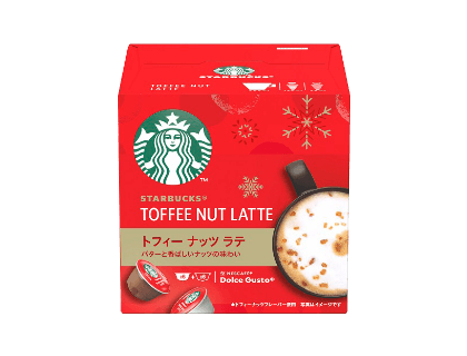 スターバックス(R) トフィー ナッツ ラテ ネスカフェ ドルチェ グスト 専用カプセル(6杯分)