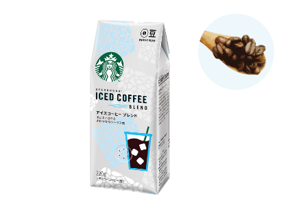 スターバックス レギュラーコーヒー(豆)アイスコーヒー ブレンド 220g