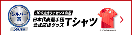 シルバー賞 日本代表選手団公式応援グッズTシャツ