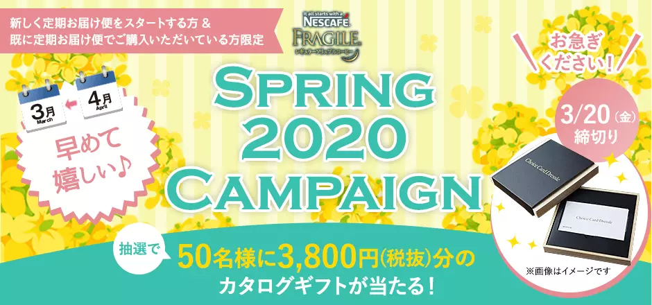 Spring 2020 Campaign